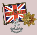 Regimental Standards and Cap Badges