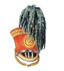 Officer's full dress shako 1834