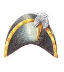 Trooper's cocked hat 1785-1810 